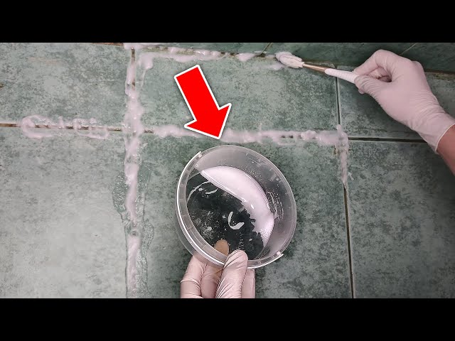 Как очистить швы между плиткой за 1 минуту