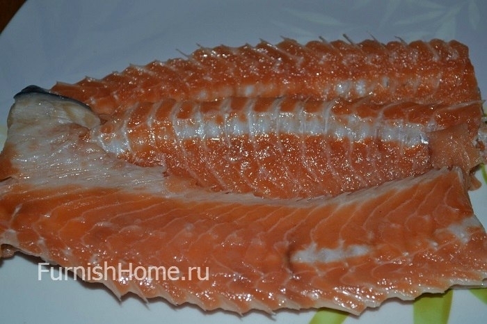 Сырный суп с красной рыбой Сырный суп с красной рыбой