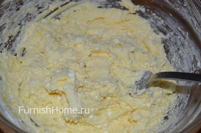 Ленивые вареники с апельсиновой цедрой