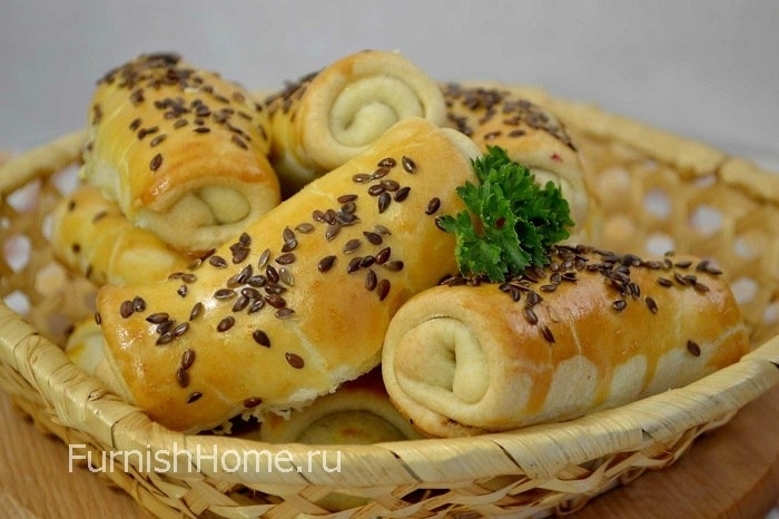 Молдавские пирожки с творогом и укропом