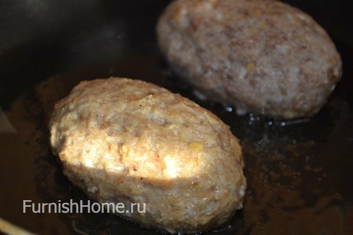Мясные котлеты с кабачком