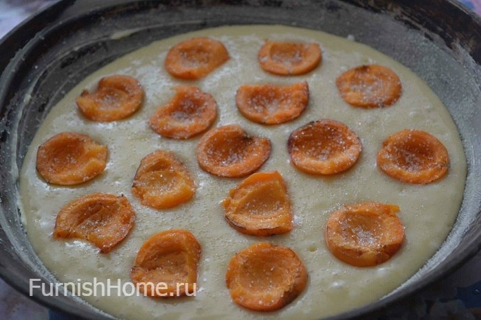 Рецепт пирога с абрикосами