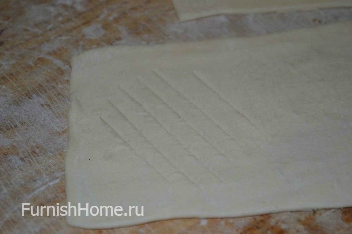 Слойки с бананами