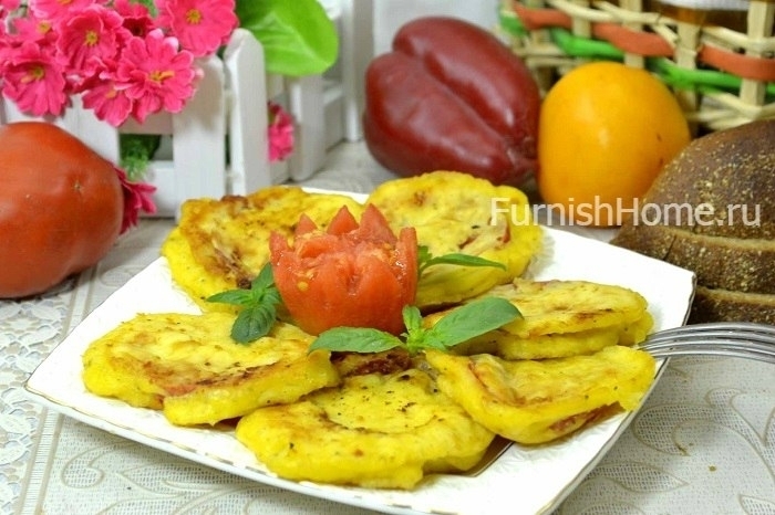 Помидоры в сырном кляре