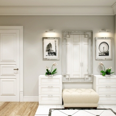 Классическая белая прихожая — мебель, которая никогда не выходит из моды
