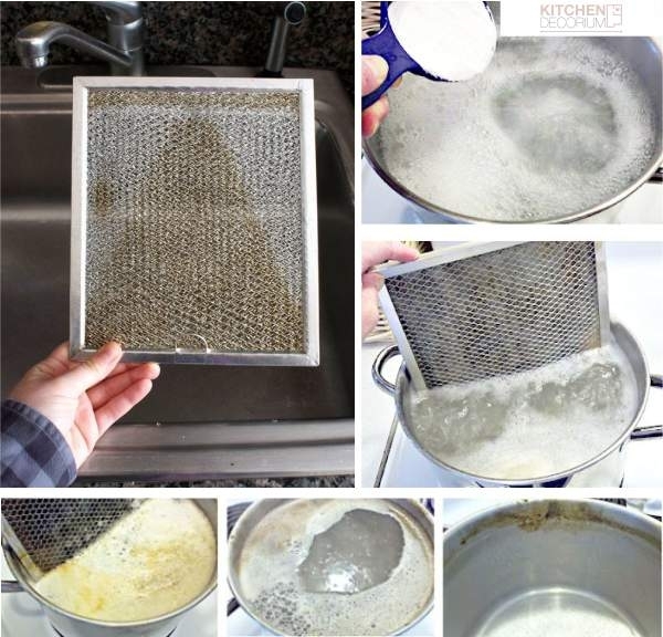Как почистить кухонную вытяжку