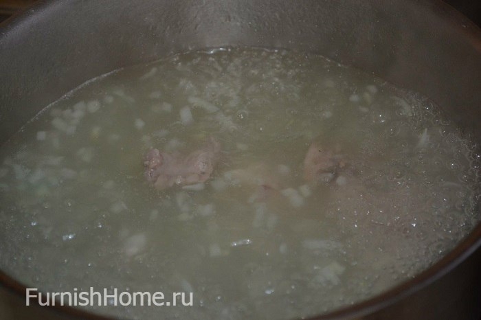 Суп со свининой и ячневой крупой