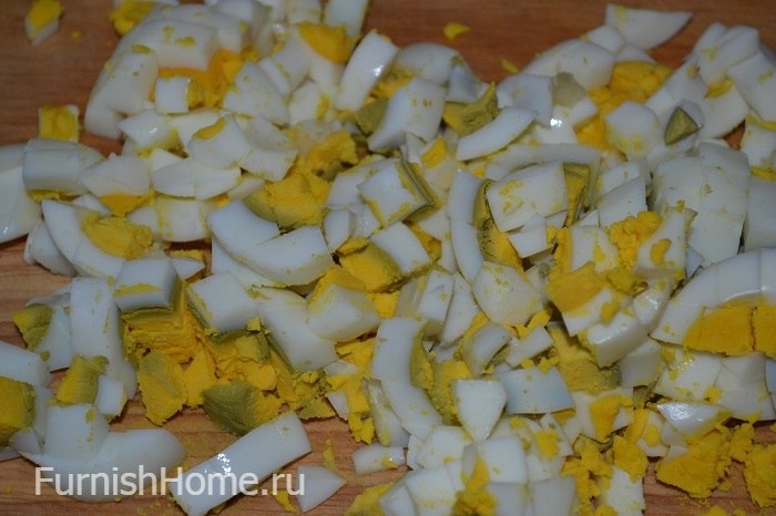Картофельный салат с сельдью и горчичной заправкой