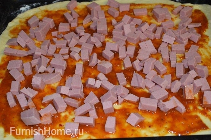 Домашняя пицца на тонком тесте