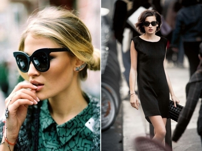 Солнцезащитные черные очки Солнцезащитные черные очки