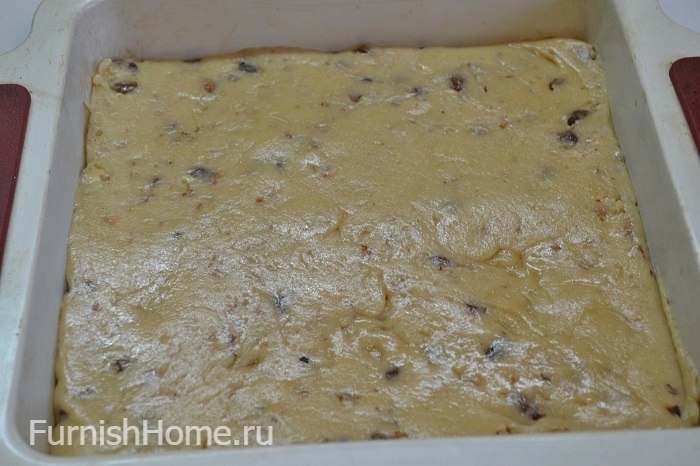 Коврижка с вареньем, орехами и изюмом Коврижка с вареньем, орехами и изюмом