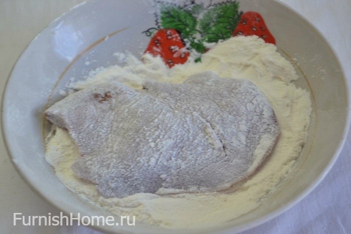 Отбивные из свиной печени
