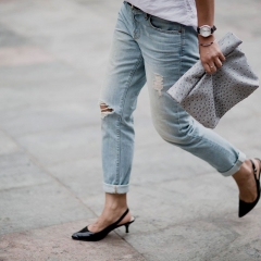 Как сделать идеальные рваные джинсы