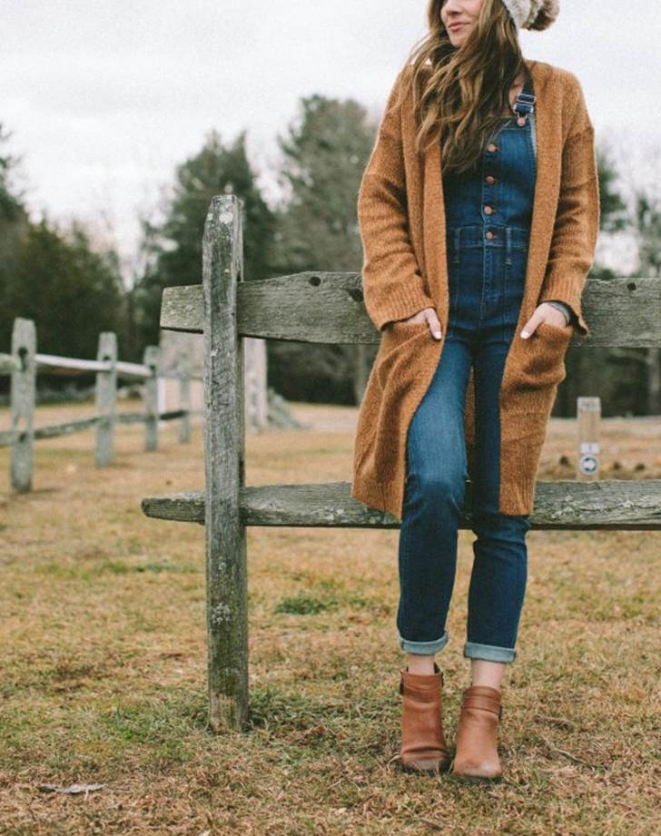 Длинный кардиган