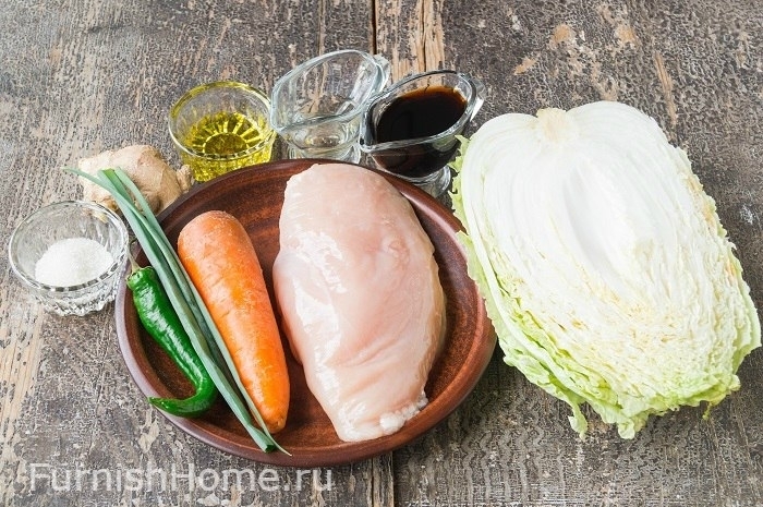 Азиатский салат с куриным филе для летнего удовольствия