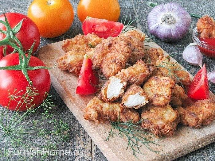 Острый попкорн из курицы Острый попкорн из курицы