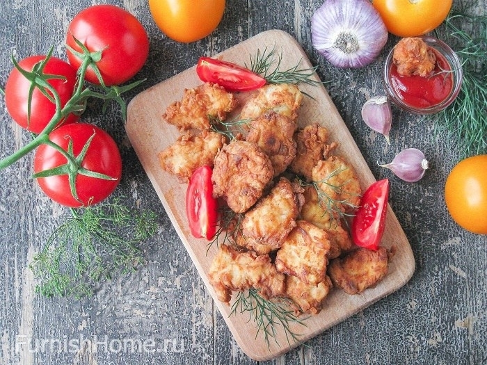 Острый попкорн из курицы Острый попкорн из курицы