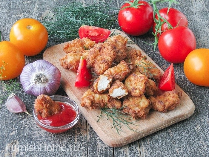 Острый попкорн из курицы Острый попкорн из курицы