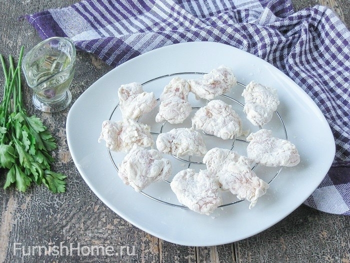 Острый попкорн из курицы Острый попкорн из курицы