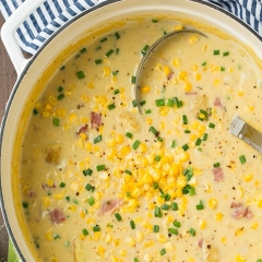 Летний кукурузный суп Летний кукурузный суп