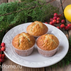 Лимонные маффины с маком Лимонные маффины с маком