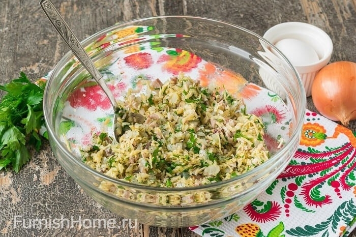 Слоеные круассаны с курицей и сыром
