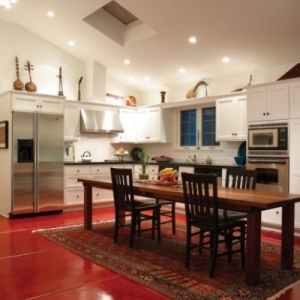 Какой пол выбрать для кухни: паркет, плитка, линолеум?