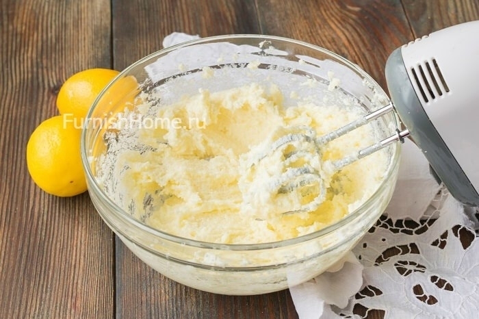 Бисквитный торт с лимонным кремом