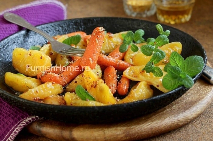 Морковь с апельсинами