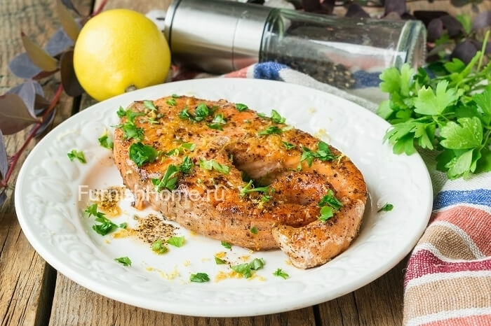 Лосось с лимонной цедрой Лосось с лимонной цедрой