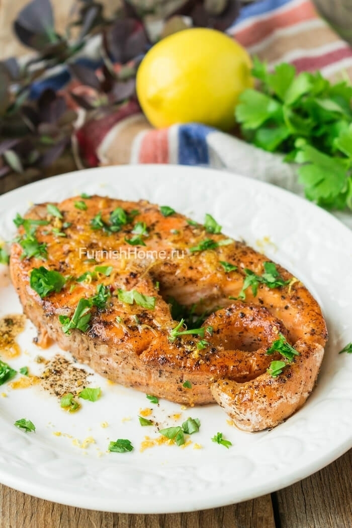 Лосось с лимонной цедрой Лосось с лимонной цедрой