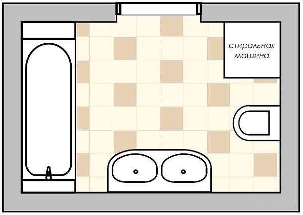 Раскладка плитки в ванной: 10 идей дизайна пола