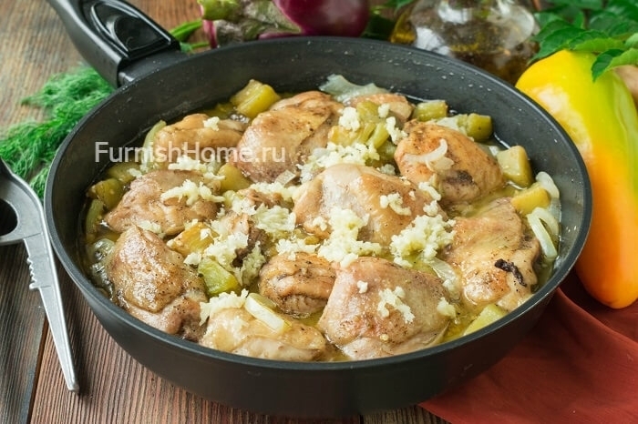 курица баклажаны перец болгарский. 2525 8. курица баклажаны перец болгарский фото. курица баклажаны перец болгарский-2525 8. картинка курица баклажаны перец болгарский. картинка 2525 8. Время подготовки: 20 мин.