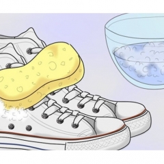 Как почистить обувь из текстиля