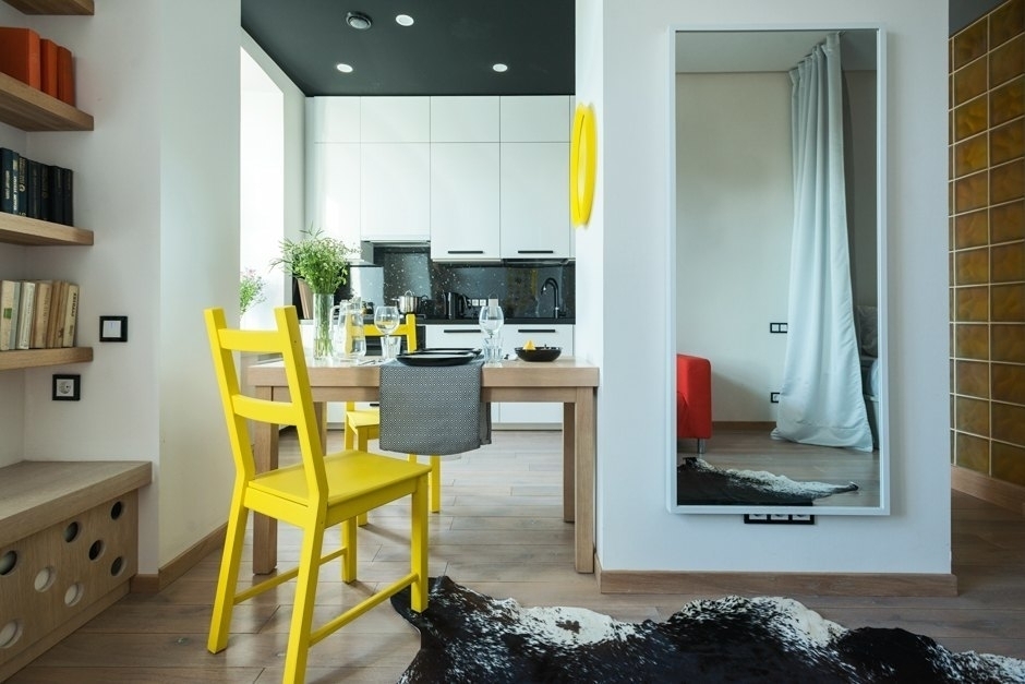 Дизайн однокомнатной квартиры: 40 кв м
