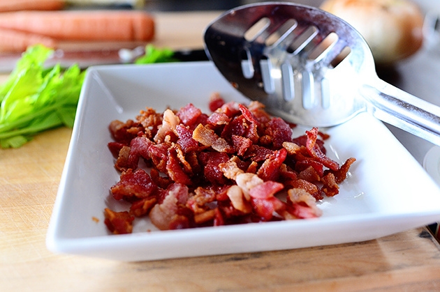 Картофельный суп-пюре с беконом Картофельный суп-пюре с беконом