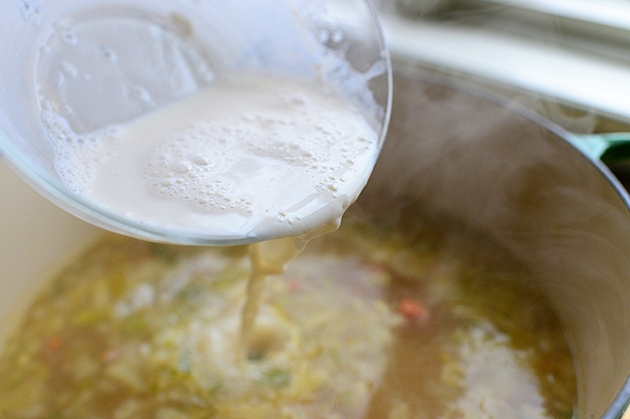 Картофельный суп-пюре с беконом Картофельный суп-пюре с беконом