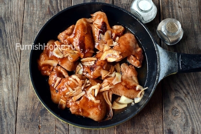 Куриные крылья в кисло-сладком маринаде