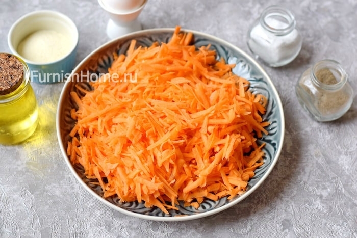 Морковные котлеты с сыром