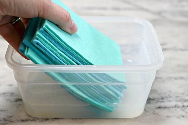 Как сделать нетоксичные многоразовые салфетки для очистки