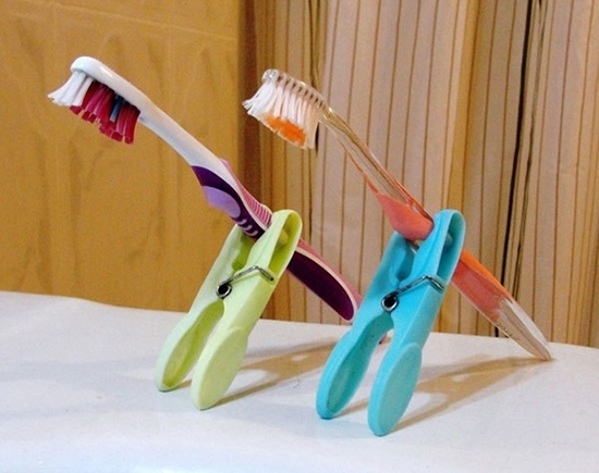 DIY-держатель зубной щетки