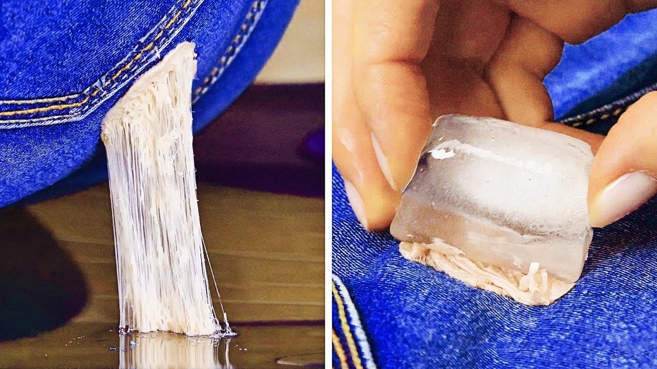 11 гениальных трюков, чтобы убрать жвачку с одежды