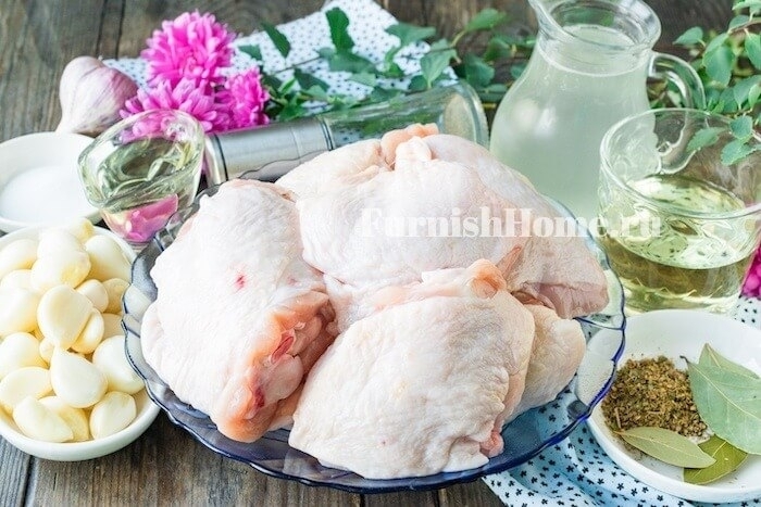 Курица с 40 зубчиками чеснока