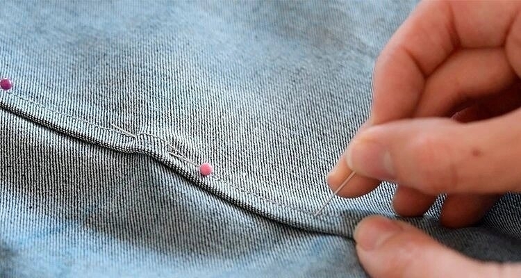 Как прошить джинсы запошивочным швом