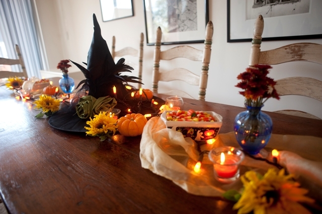 Идеи декора стола на Хэллоуин