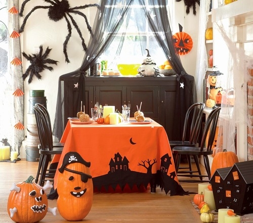 Идеи декора стола на Хэллоуин