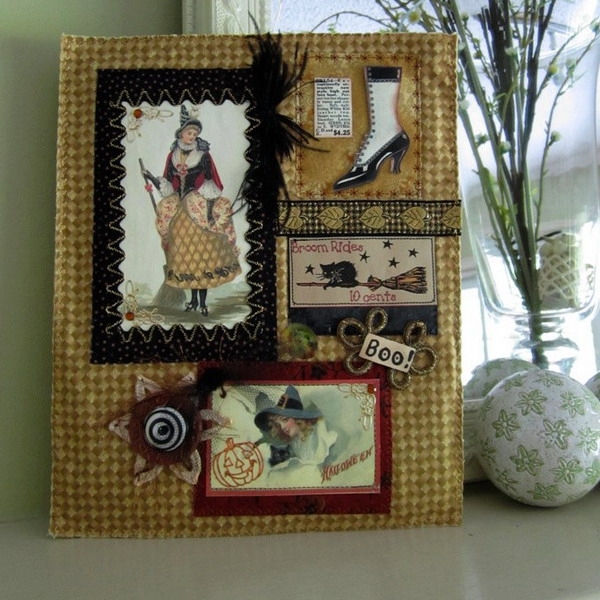 Примеры декора для Хэллоуина в винтажном стиле