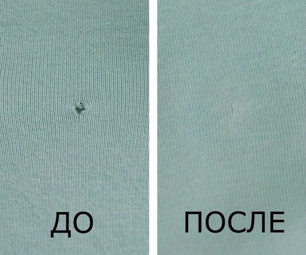 Как незаметно зашить дырку на футболке Как незаметно зашить дырку на футболке