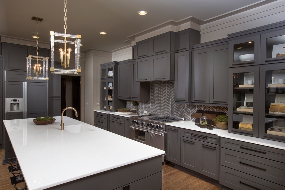 Серый цвет в интерьере кухни: какой выбрать