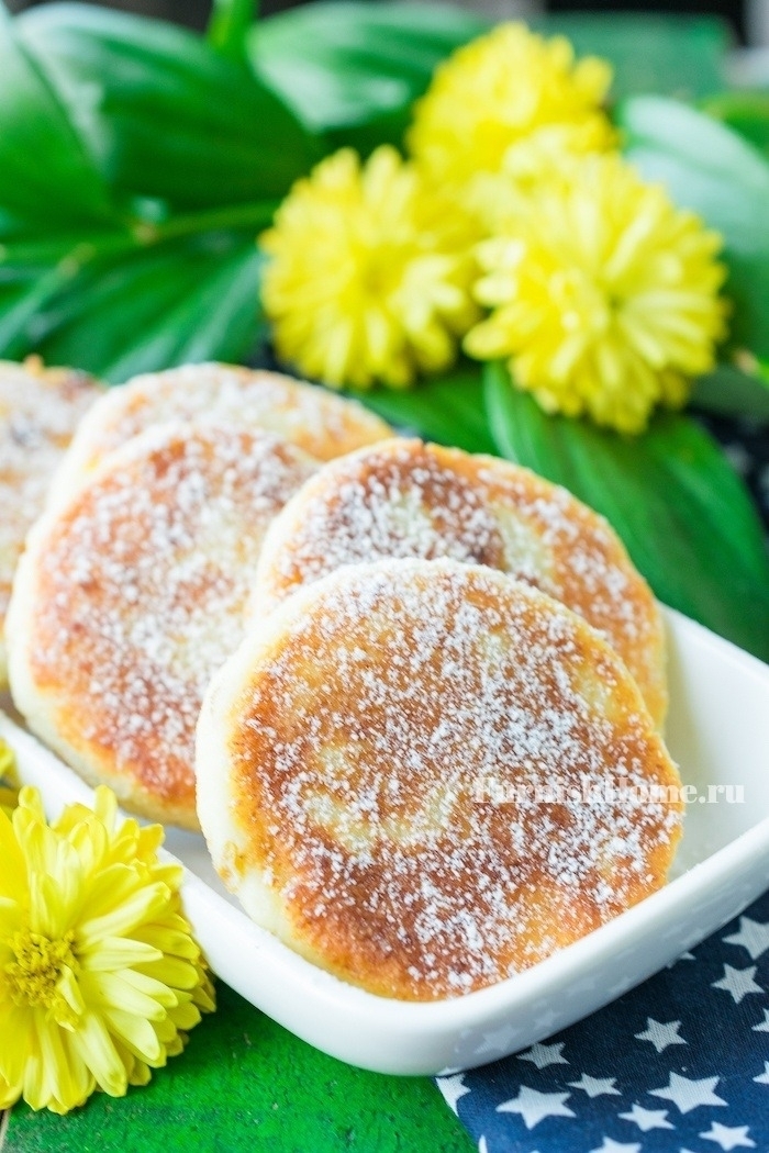 Сырники с рисовой мукой и изюмом